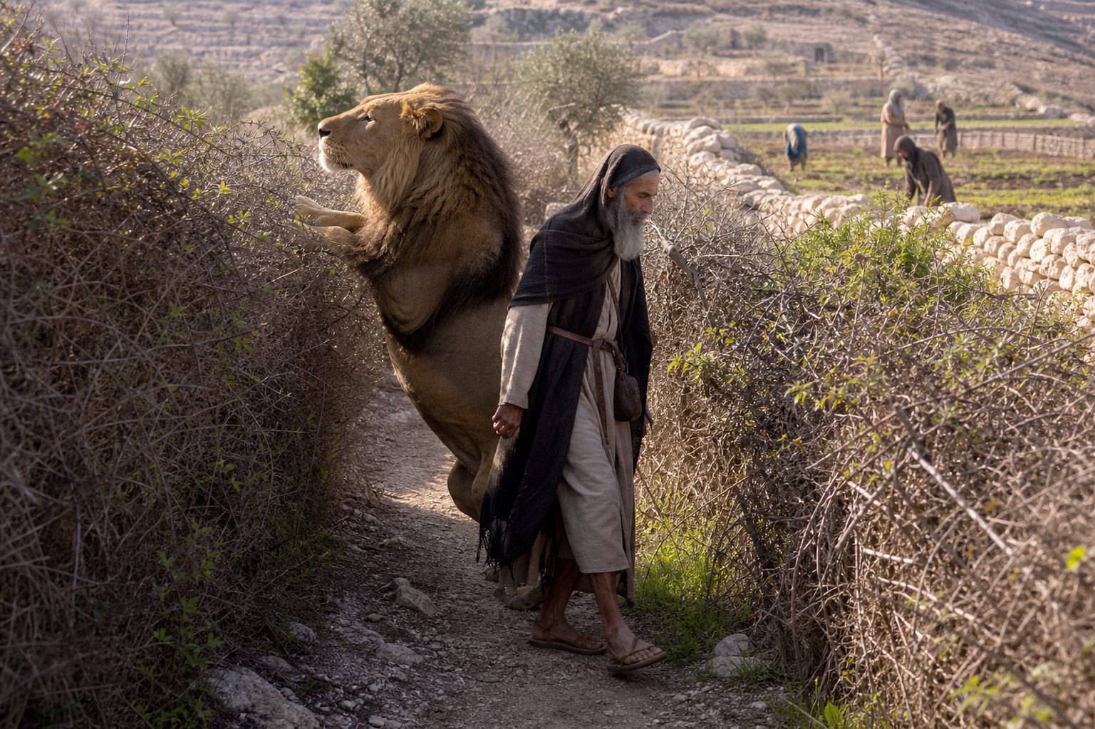 Photorealistic image, in memory of the revered father of our John the Hermit, Orthodox calendar, 2026-07-02, commemoration